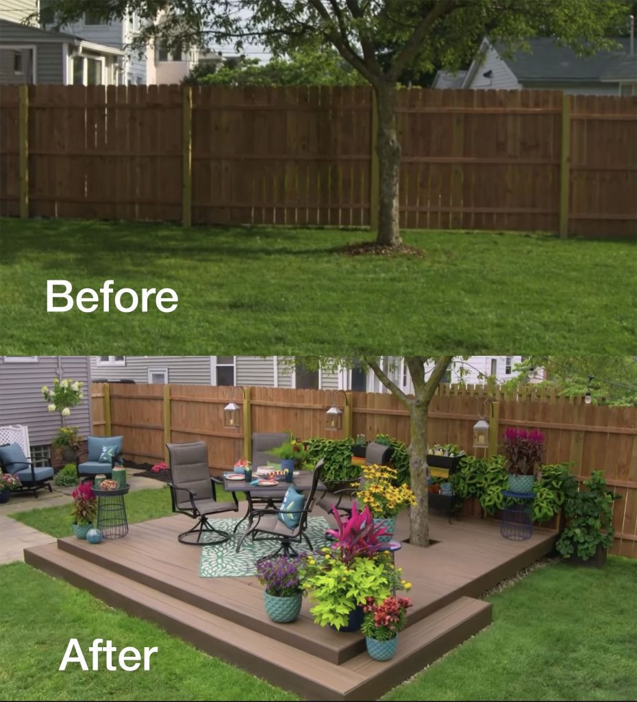 Before and After Deck