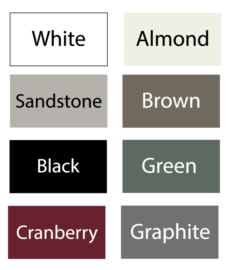 List of Colors for Storm Doors